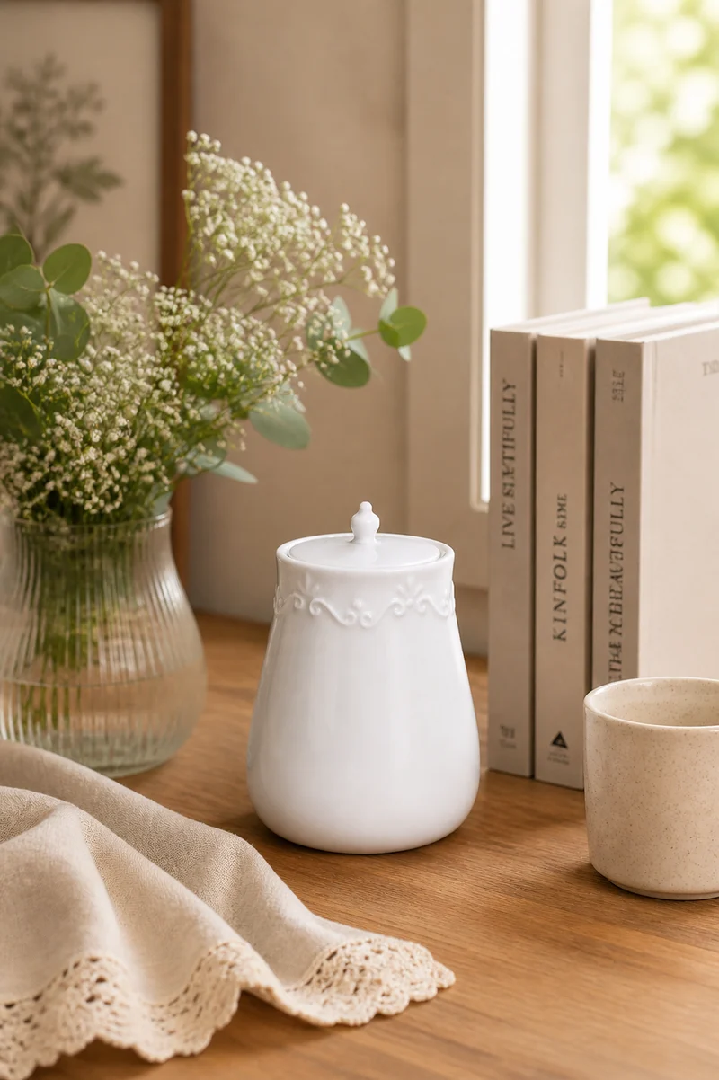 Barattolo in porcellana Provence -Chic Antique