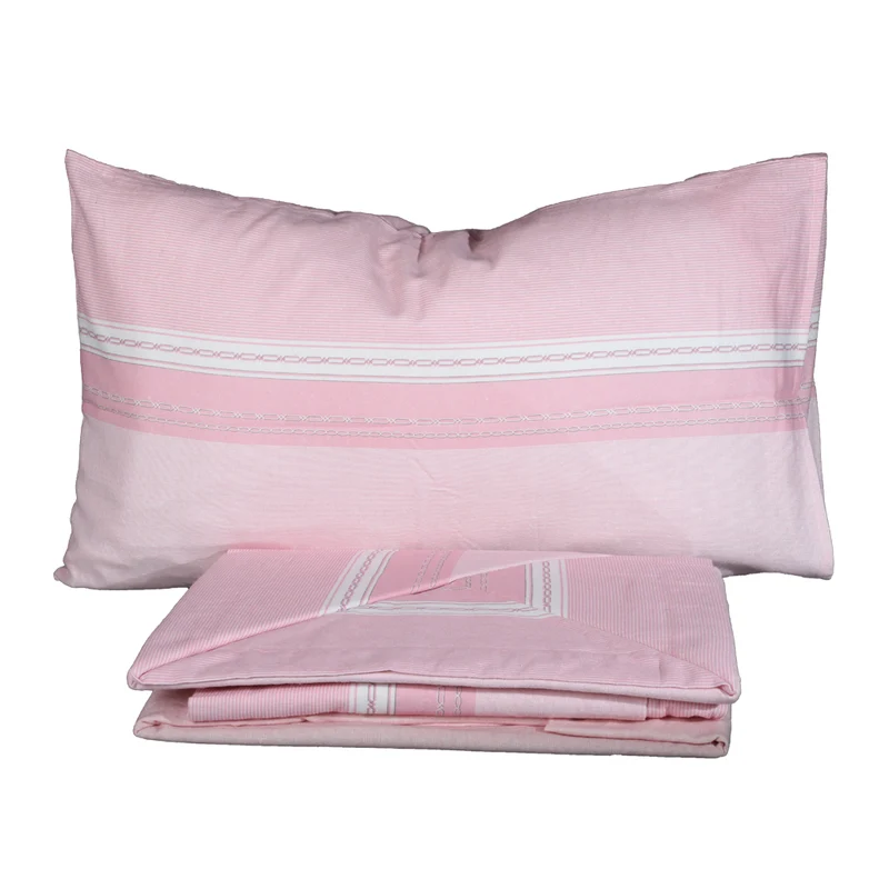 COMPLETO LENZUOLA MATRIMONIALE "Wow Effect " FLANELLA - Botticelli Home - ROSA