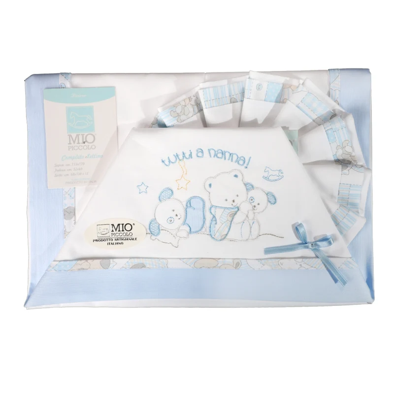 SET LENZUOLO CULLA LETTINO "DOLCE NANNA" - MIO PICCOLO