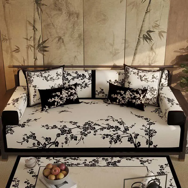 Fodera per divano vintage Plum Blossom
