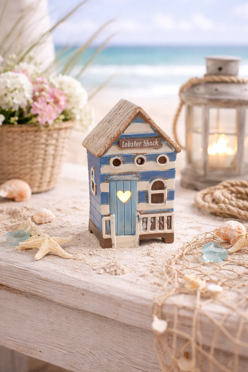 Casetta Portatealight Stile Coastal Shabby Chic