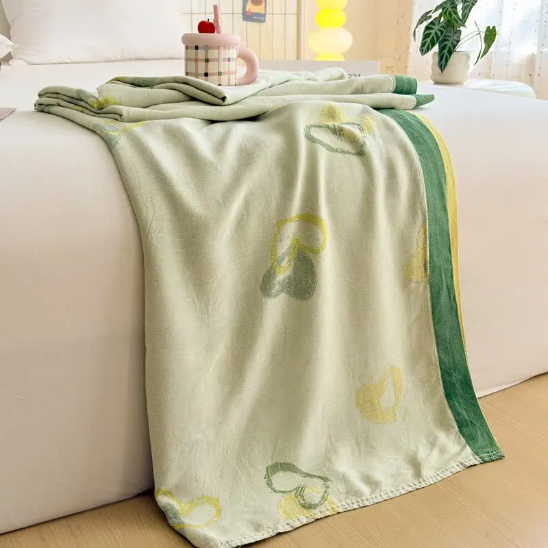 Coperta estiva in fibra di bambù Green Heart