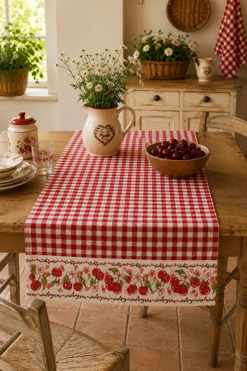 Runner da Tavola Soft Cherry Sophie 40x140 cm