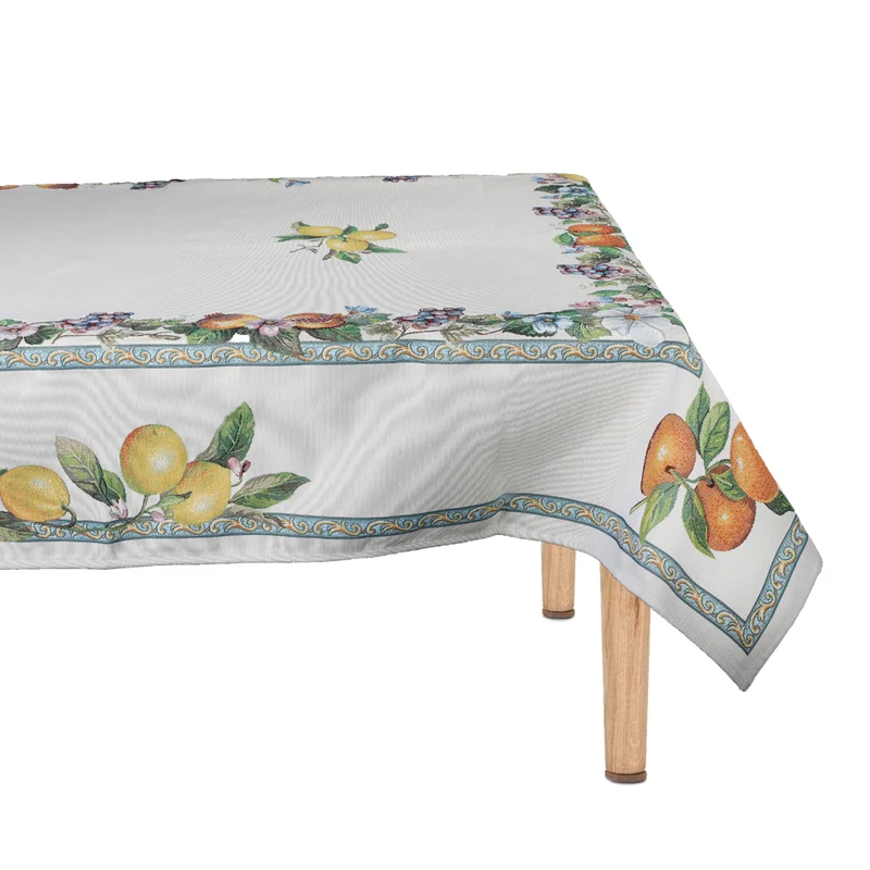 Tovaglia da Tavola Ruocco Home Nimeria Gobel Rettangolare x12 posti150x250 cm