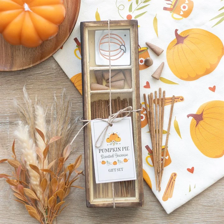 Set regalo di incenso alla torta di zucca