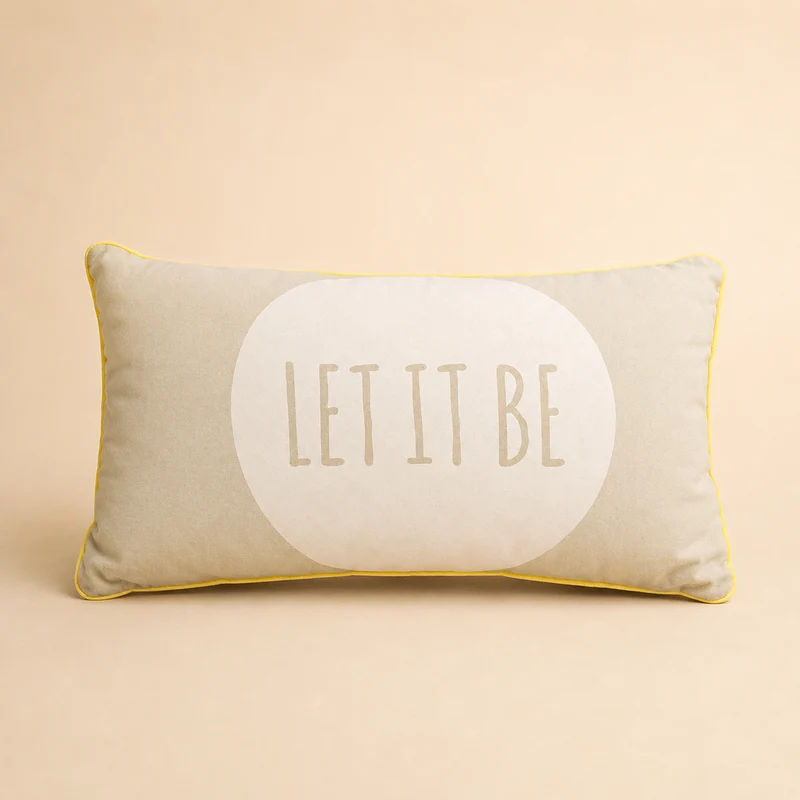 Cuscino Let it be