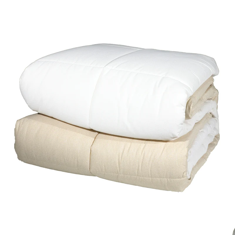 Trapunta Matrimoniale Gabel Chromo Puro Cotone 260x260 cm Double Face Vari Colori