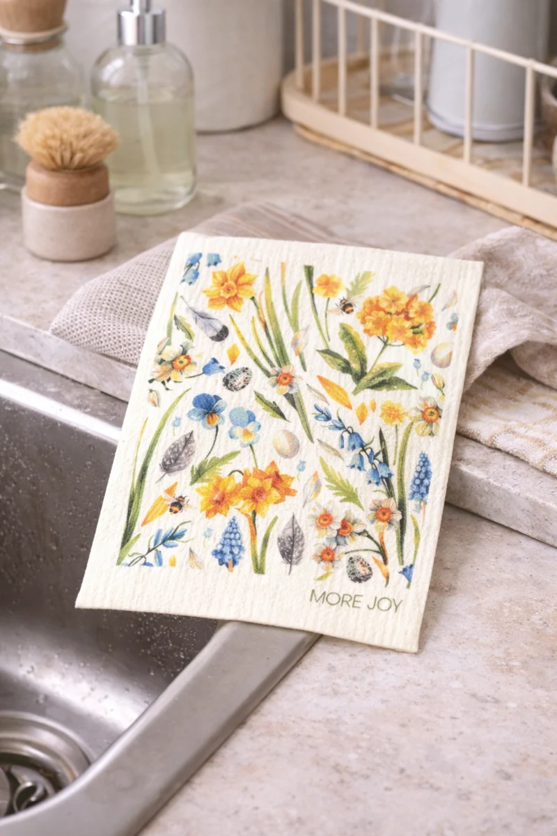 Panno svedese Spring Flowers