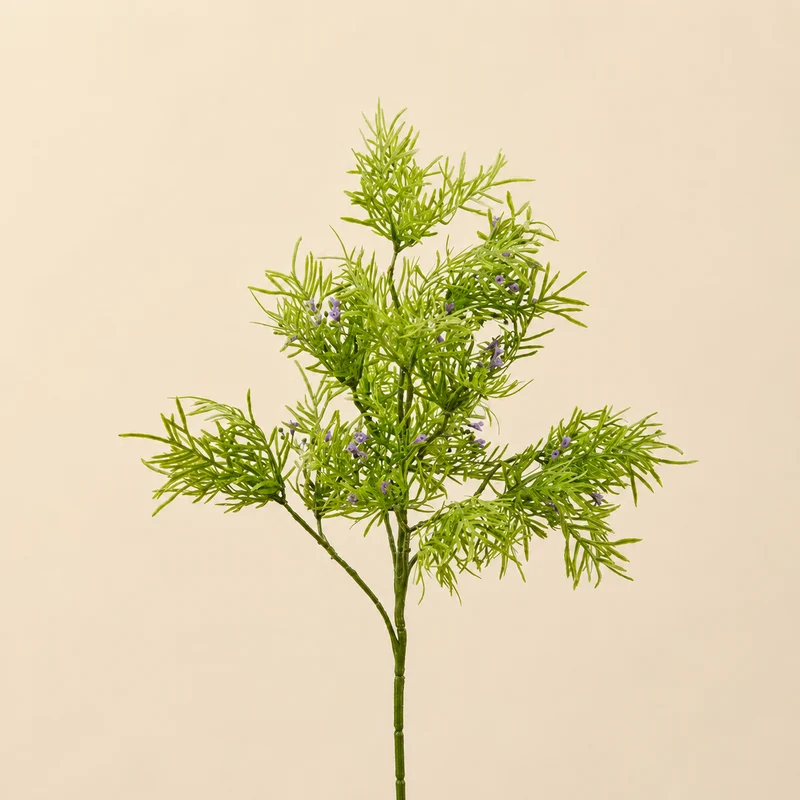 Asparagus con Fiori Artificiale H.42 cm