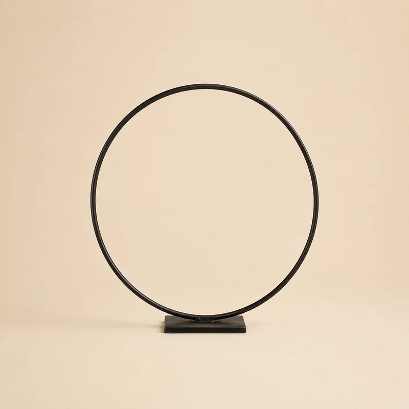 Anello Decorativo in Metallo Ø 40 cm