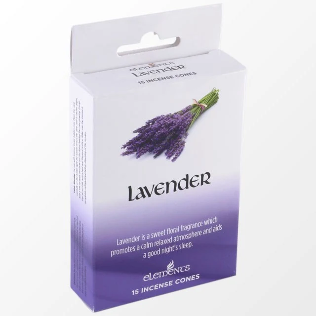 Coni di incenso alla lavanda 15pz
