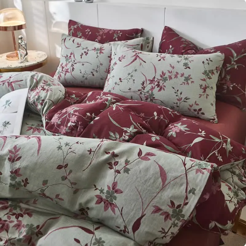 Biancheria da letto in cotone a doppia garza Branch & Floral