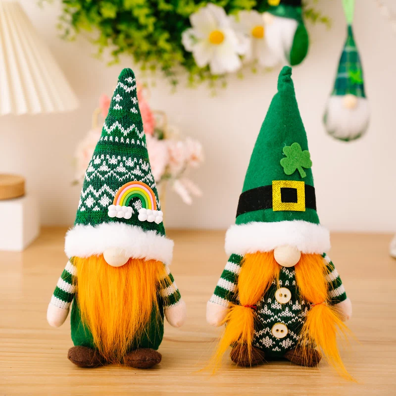 Peluche Leprechaun fatto a mano per il giorno di San Patrizio