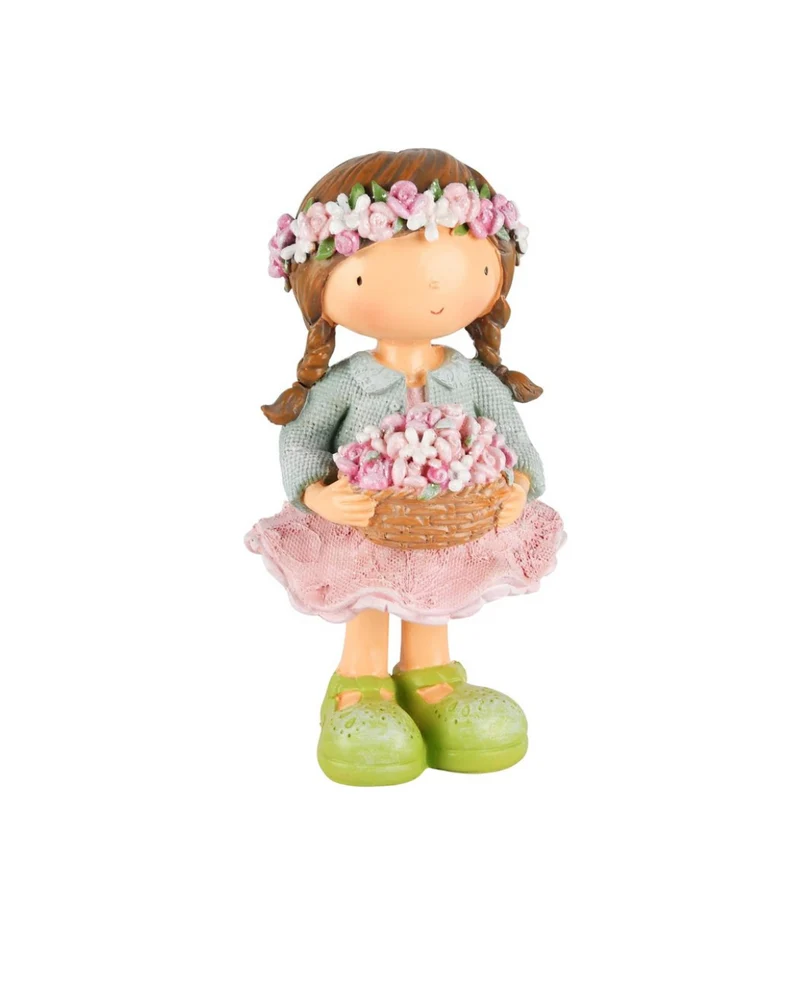 Statua decorativa Bambina 9x9x16 cm