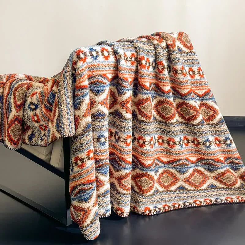 Coperta soffice in stile bohémien