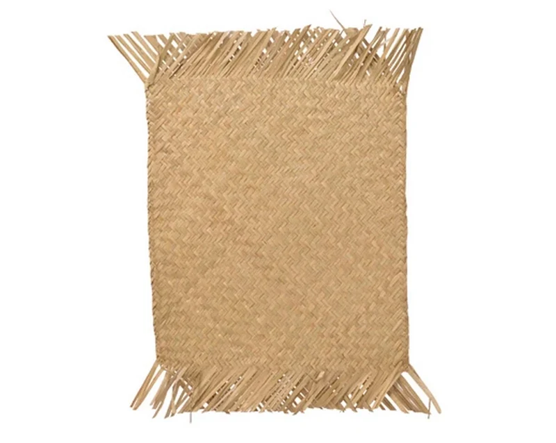 Tovaglietta con frange in sea grass