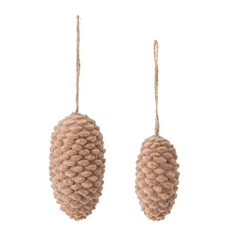 Ornamento pigna marrone