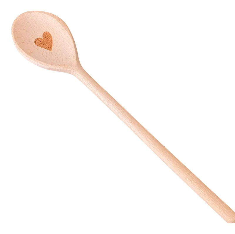Mestolo cuore in legno faggio