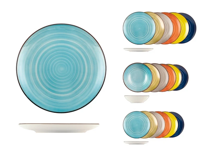 Servizio tavola 18pz acquarello