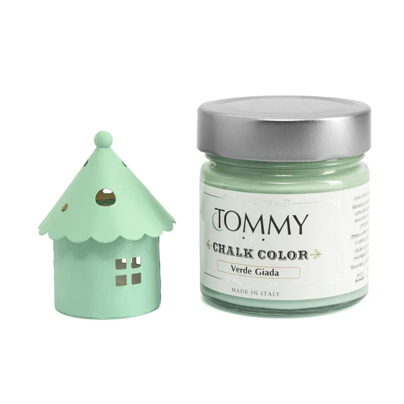 Vernice shabby chic a gesso tommy art verde giada