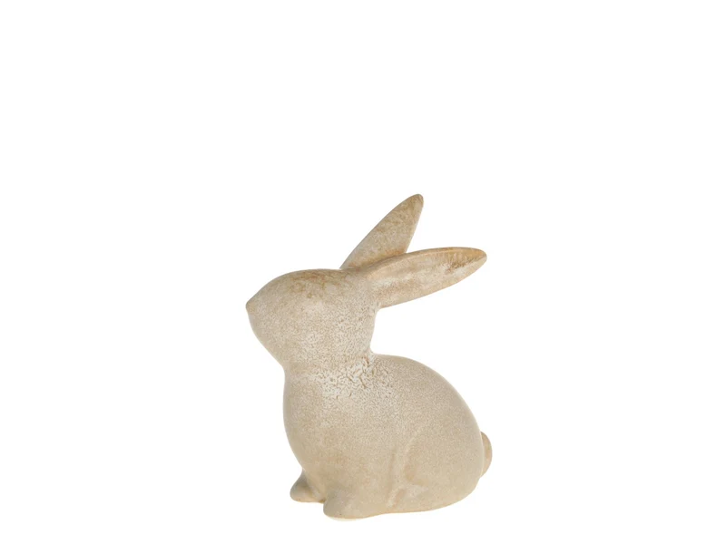Coniglio in porcellana latte antico-Chic Antique
