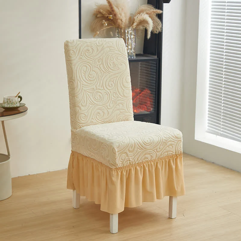 Coprisedia da pranzo universale elasticizzato in jacquard
