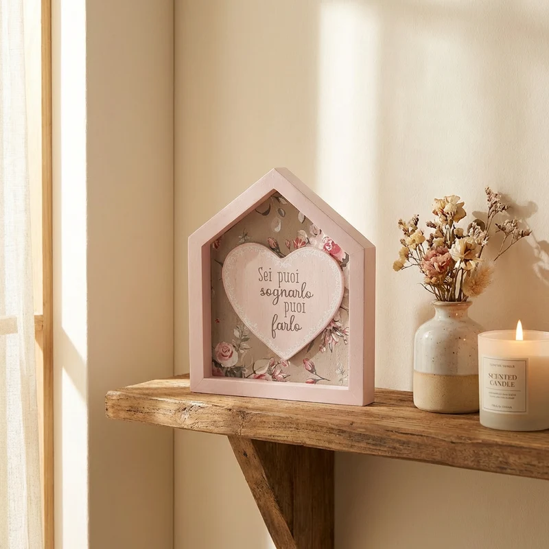 Targhetta Decorativa in Legno “Se puoi sognarlo puoi farlo”