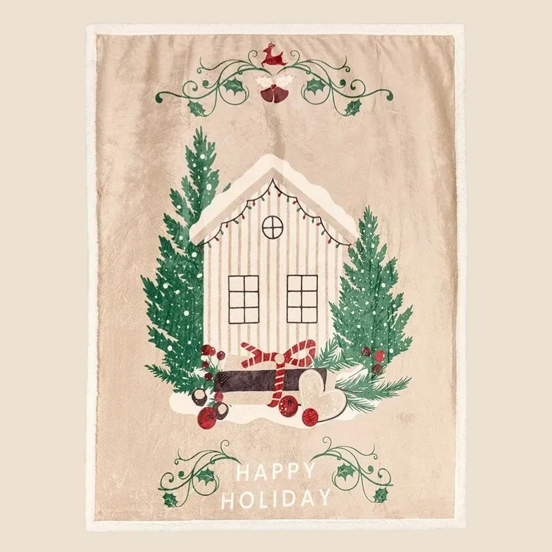 Plaid Holly Jolly casetta