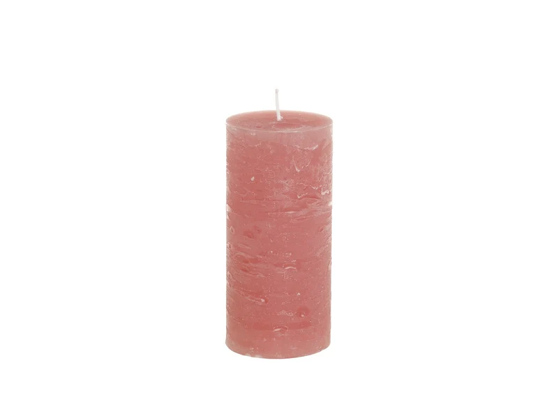 Candela rustica in paraffina lampone 15 cm Chic Antique