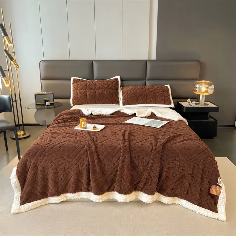 Coperta copripiumino floreale di lusso