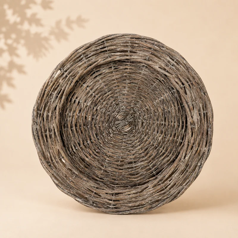 Sottopiatto rattan