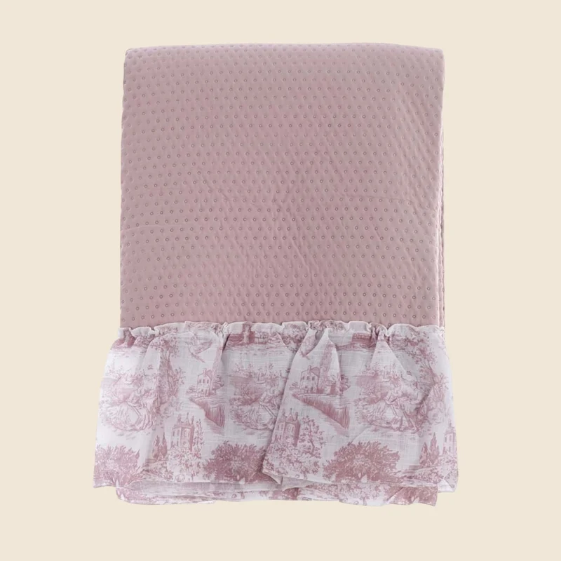 Trapunta matrimoniale king "Toile de jouy"