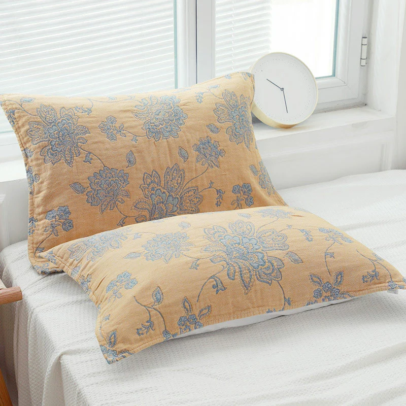 Cuscino in cotone con fiori Boho, a doppia faccia (2 pezzi)