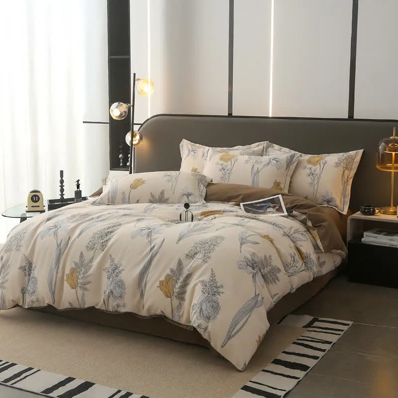 Collezione di biancheria da letto in cotone spazzolato pastorale