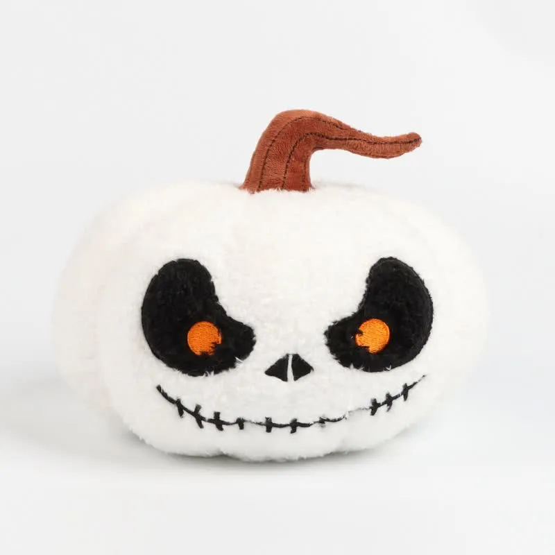 Cuscino ornamentale a forma di mostro di zucca di Halloween